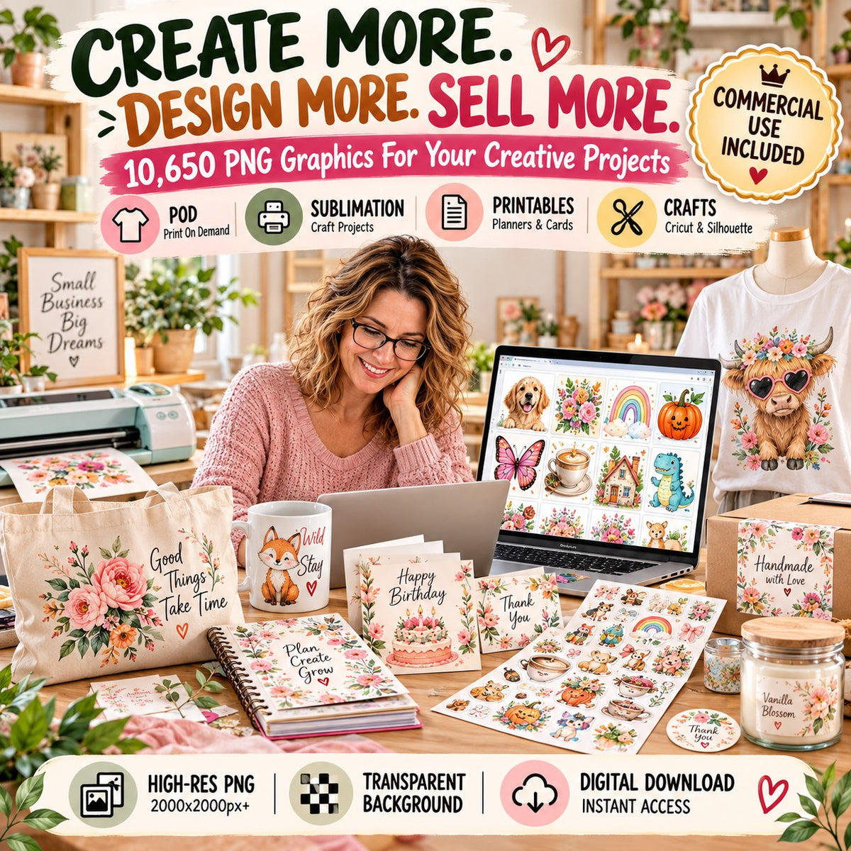 10,650+ PNG Clipart Mega Bundle